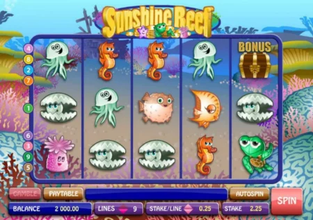 Ігровий автомат онлайн Sunshine Reef